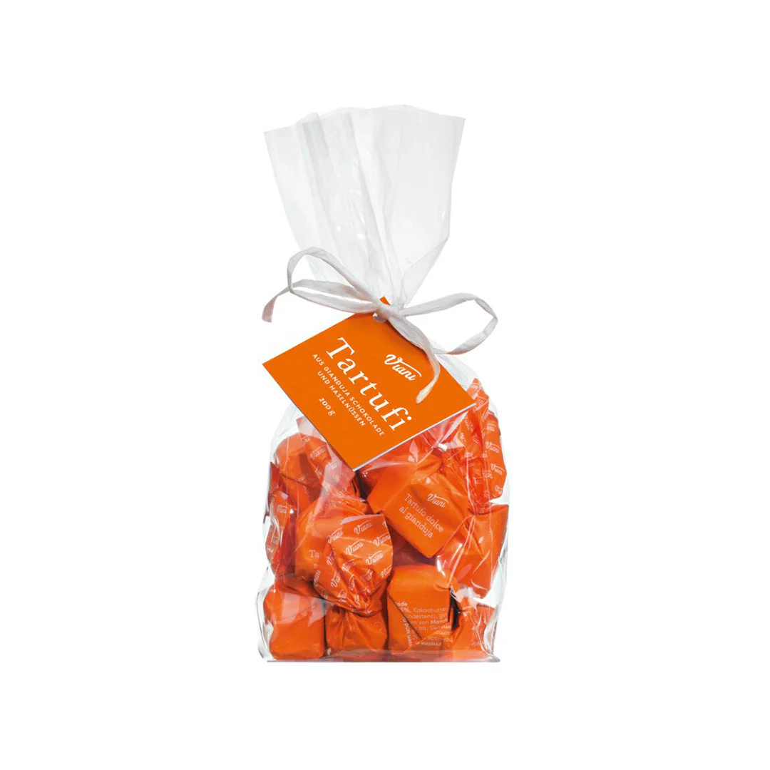 Tartufi dolci Gianduja, sacchetto