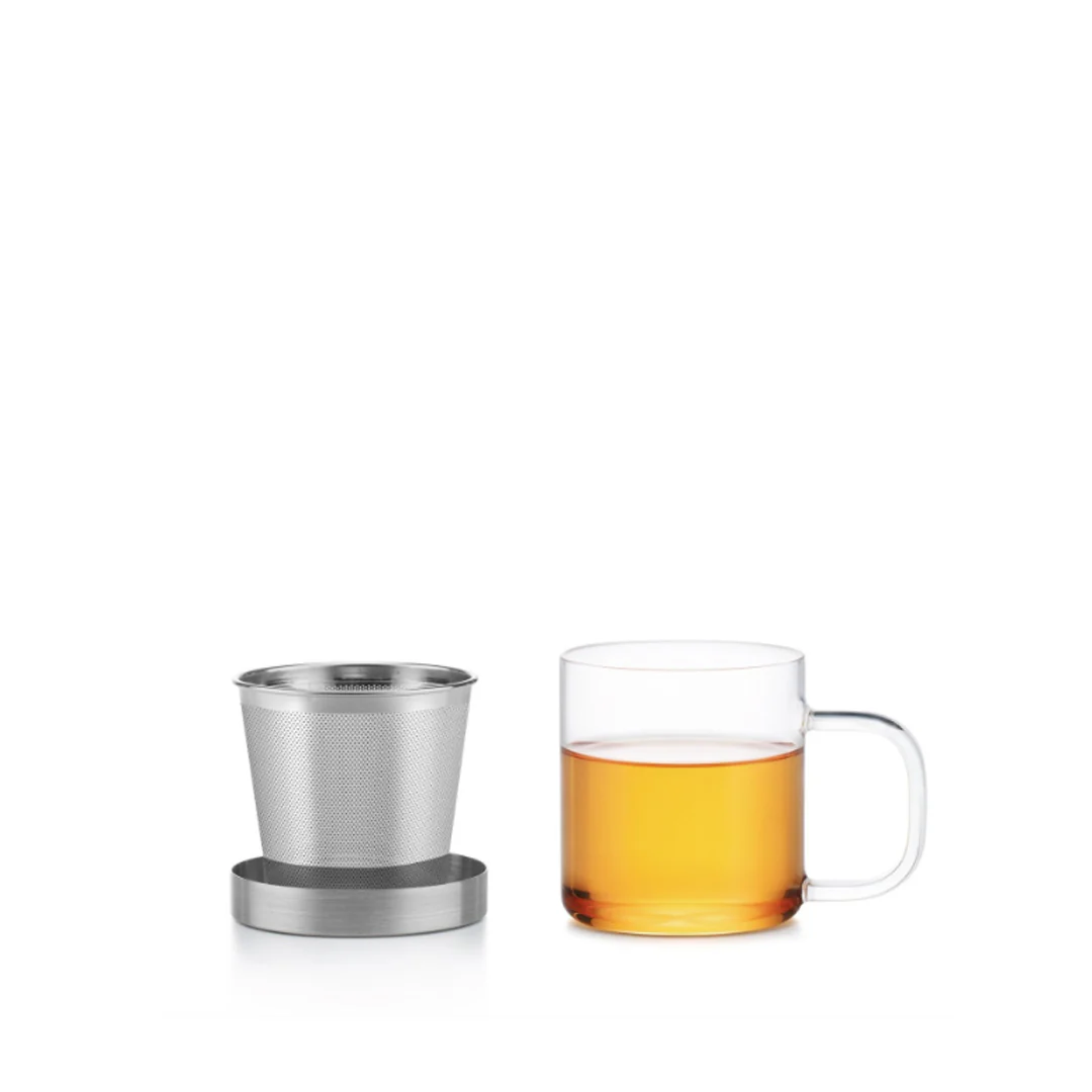Teeglas mit Sieb und Deckel 350ml - Image 3